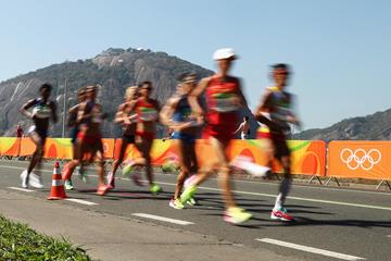 Marathon runners in action at the Olympic Games (Getty Images)