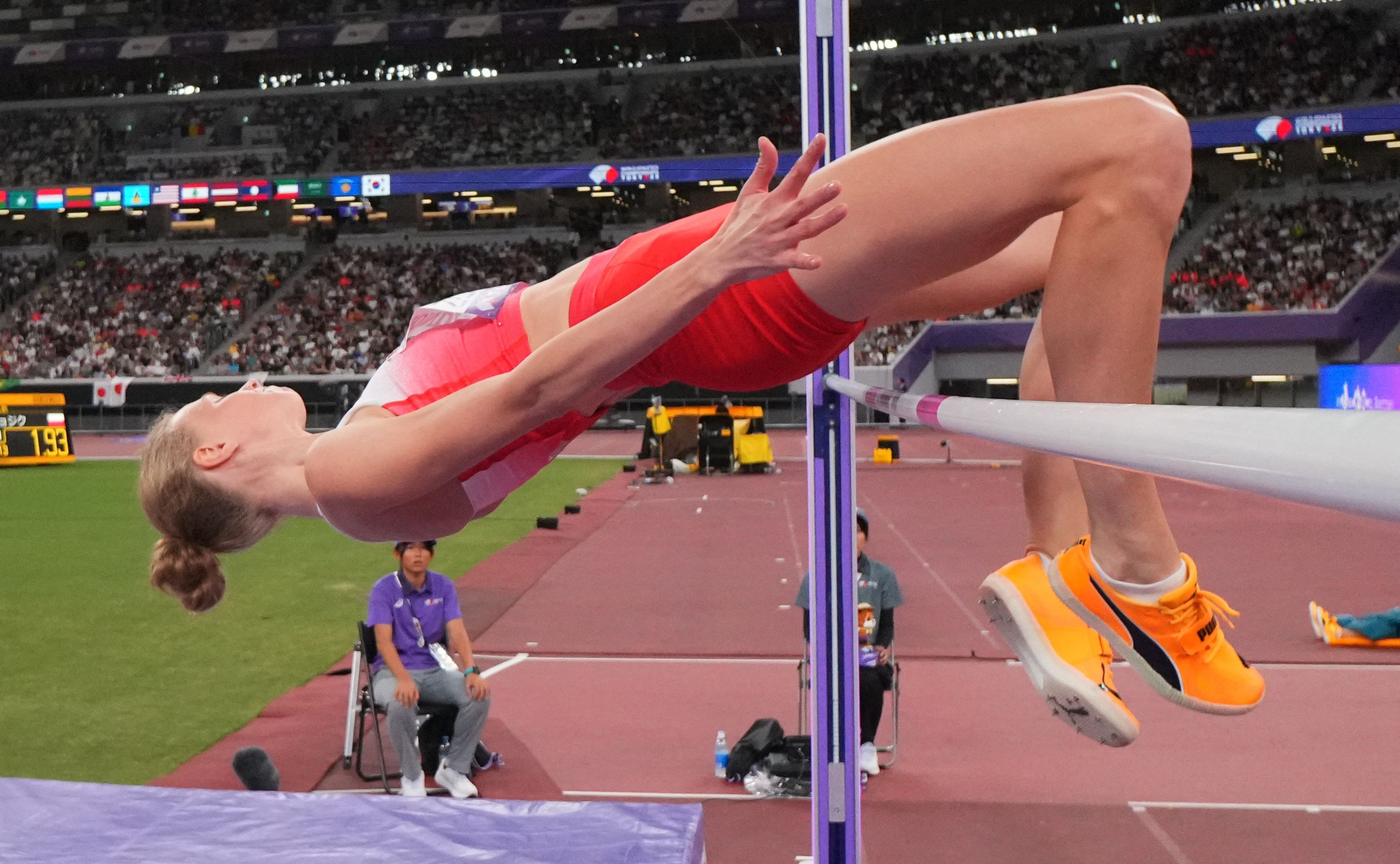 Maria Zodzik at the World Athletics Championships Tokyo 25