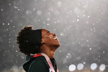 Triple jumper Thea LaFond from Dominica (Getty Images)